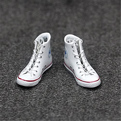 HiPlay 1/6 Scale Figure Shoes, Sneakers, Boots, High-Heeled Shoes for 12 inch Female Action Figure Phicen/TBLeague ACC022(White) von HiPlay