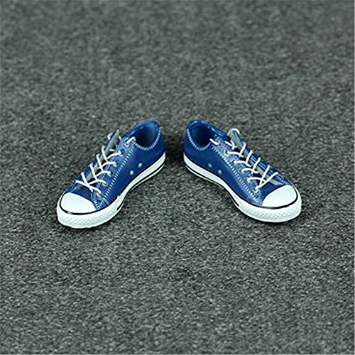 HiPlay 1/6 Scale Figure Shoes, Sneakers, Boots, Leather Shoes for 12 inch Male Action Figure Phicen/TBLeague ACC009(Blue) von HiPlay