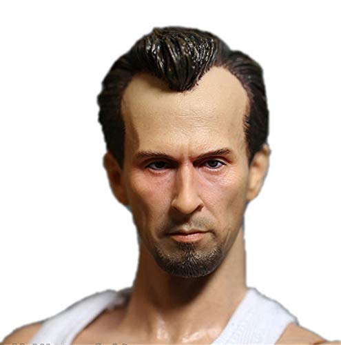 HiPlay 1/6 Scale Male Figure Head Sculpt, Handsome Men Tough Guy, Doll Head for 12 inch Action Figure HS024 (B) von HiPlay