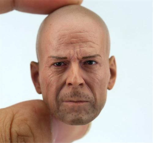 HiPlay 1/6 Scale Male Figure Head Sculpt, Handsome Men Tough Guy, Doll Head for 12 inch Action Figure HS024 (E) von HiPlay