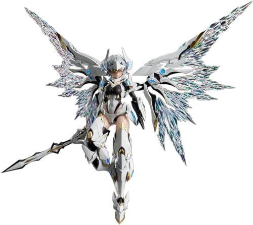 HiPlay Animester Plastic Model Kits: White Dragon Knight Galahad, Mecha Musume, Anime Style 1:12 Scale Collectible Action Figures BLQS von HiPlay