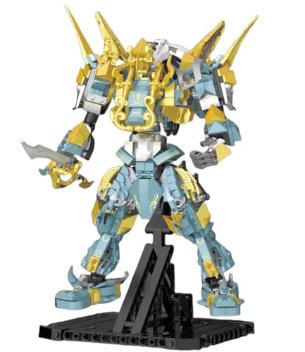 HiPlay Chizao Society Assembly Model Oriental Mecha - Magic Armor Mecha Building Blocks Set, Collectible Toys 788 Pieces P2106 von HiPlay
