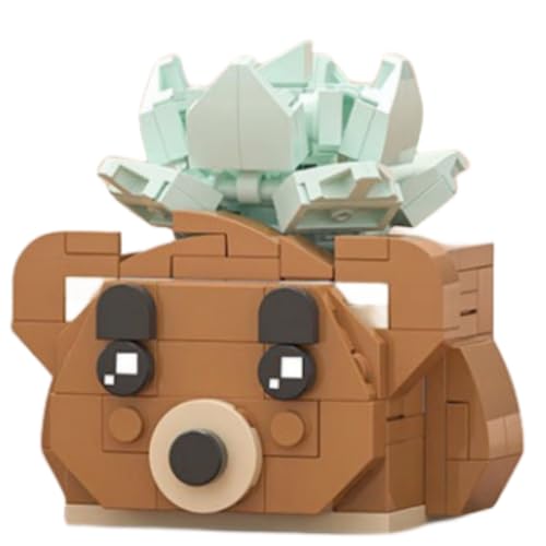 HiPlay Chizao Society Flowers & Plants - Bear Mecha Building Blocks Set, Collectible Toys 133 Pieces 220708 von HiPlay