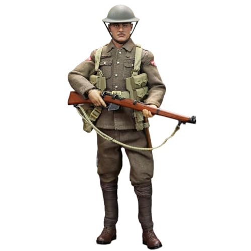 HiPlay DID, WWI British Infantryman Albert Brown XB80028 Palm Heroes Series, 1/12 Scale Action Figure Collectible von HiPlay