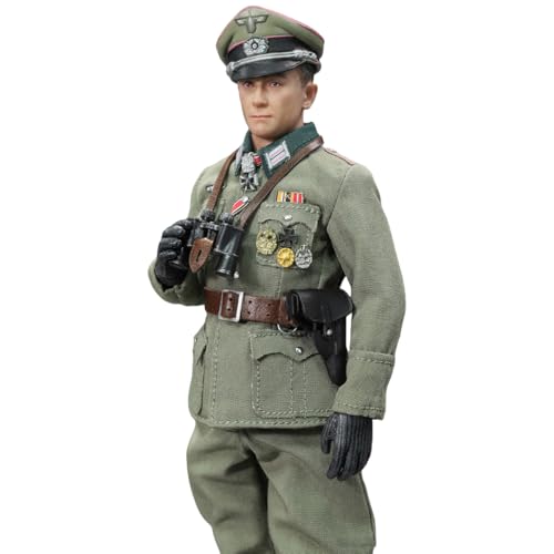 HiPlay DID 1/12 Plam Hero Series WWII Deutscher Panzerkommandant Carius XD80027 Actionfiguren Alter 15+ (Vorbestellungsanzahlung) von HiPlay