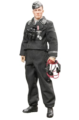 HiPlay DID Collectible Figure Full Set: Palm Hero Series Series SS-Standartenführer Joachim Peiper, Militarily Style, 1:12 Scale Miniature Male Action Figurine XD80022 von HiPlay