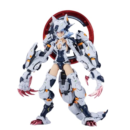 HiPlay E-Model Plastic Model Kits: Fenrir Mecha Girl - White Wolf, A.T.K Girl, Mecha Musume, Anime Style 1:12 Scale Miniature Collectible Action Figures EM2024001YC HiPlay E-Model Plastic Model Kits: Fenrir Mecha Girl - White Wolf, A.T.K Girl, Mecha Musume, Anime Style 1:12 Scale Miniature Collectible Action Figures EM2024001YC von HiPlay