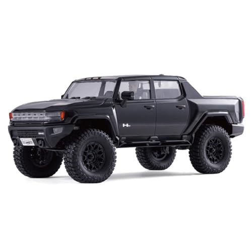 HiPlay FMS FCX Series, Hummer Pickup, Black Color, 1/18 Scale Truck Model for 12 Inches Collectible Figure FMS11852RTRBK von HiPlay