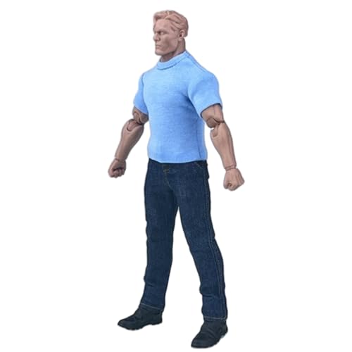 HiPlay Herren-T-Shirt CCN1207 Meeresblau Puppenkleidung Zubehör Passend für 1/12 Maßstab 6-Zoll NW SHF 3A Dam Figur HiPlay Herren-T-Shirt CCN1207 Meeresblau Puppenkleidung Zubehör Passend für 1/12 Maßstab 6-Zoll NW SHF 3A Dam Figur von HiPlay