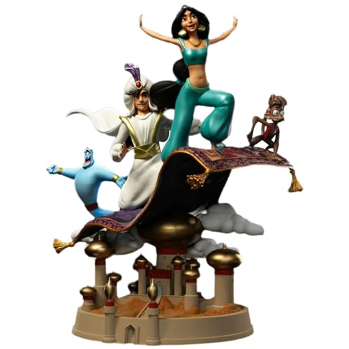 HiPlay Iron Studios, Aladdin and Jasmine Deluxe Edition DSNEY86723-10, 1/10 Scale Statue Collectible von HiPlay