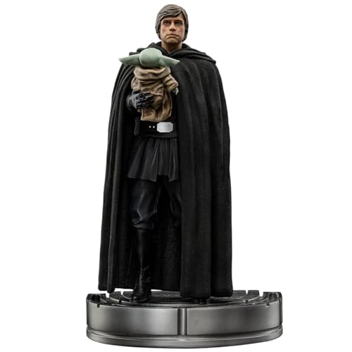 HiPlay Iron Studios 1/10 The Mandalorien Staffel 2 Luke Skywalker und Grogu Kunststatue von HiPlay