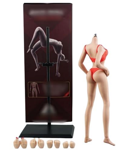 HiPlay JIAOU 1/6 Scale 12 inch Female Super Flexible Seamless Figure Body, Slender Type Minature Collectible Action Figures(Suntan Skin) von HiPlay