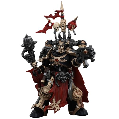 HiPlay JOYTOY Warhammer 40,000 1/18 Chaos Space Marines Black Legion Chosen Champion mit Bolter und Energiekolben JT00997 Action-Figuren (Vorbestellung Anzahlung) von HiPlay