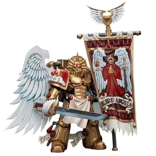 HiPlay JOYTOY Warhammer 40K Series, Blood Angels: Sanguinary Guard Sanguinary Ancient, 1/18 Scale Collectible Action Figure JT6199 von HiPlay