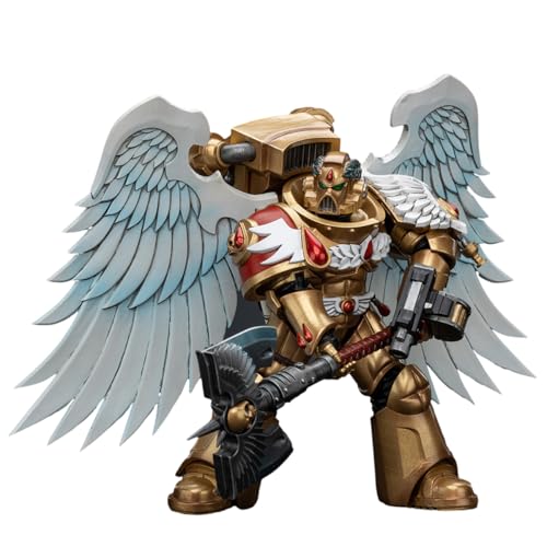 HiPlay JOYTOY Warhammer 40K Series, Blood Angels: Sanguinary Guard with Encarmine Axe, 1/18 Scale Collectible Action Figure JT6250 von HiPlay