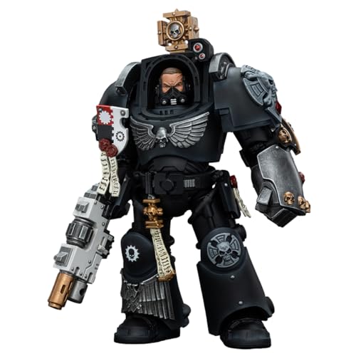 HiPlay JOYTOY Warhammer 40K Series, Iron Hands Captain in Terminator Armour JT5116, 1/18 Scale Collectible Action Figure von HiPlay