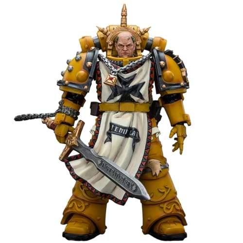 HiPlay JOYTOY Warhammer The Horus Heresy 1/18 Imperial Fists Sigismund Erster Kapitän der Imperial Fists JT9237 Actionfigur (Vorbestellung Anzahlung) von HiPlay