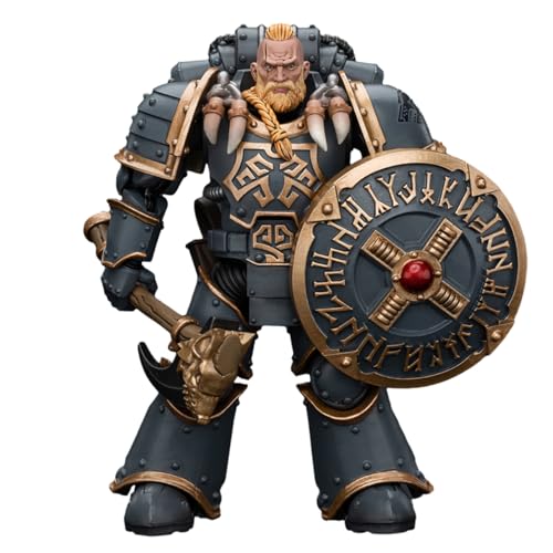 HiPlay JOYTOY Warhammer The Horus Heresy Collectible Figure: Space Wolf Grey Slayer Pack Grey Slayer 1, 1:18 Scale Action Figure JT7400 von HiPlay