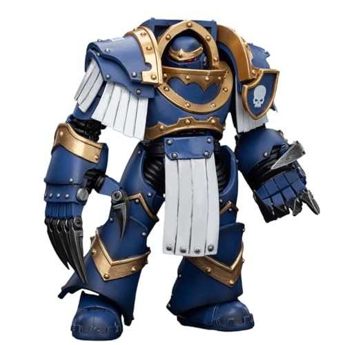 HiPlay JOYTOY Warhammer The Horus Heresy Series, Ultramarines Cataphractii Terminator Squad: Terminator with Lighting Claws, 1/18 Scale Collectible Action Figure JT7394 von HiPlay