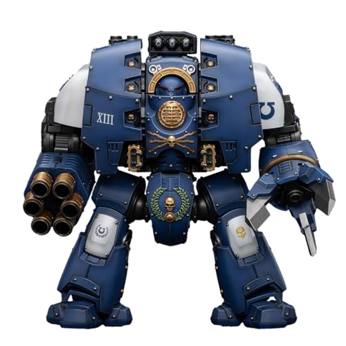 HiPlay JOYTOY Warhammer The Horus Heresy Series, Ultramarines Leviathan Dreadnought with Cyclonic Melta Lance and Siege Claws, 1/18 Scale Collectible Action Figure JT8643 von HiPlay