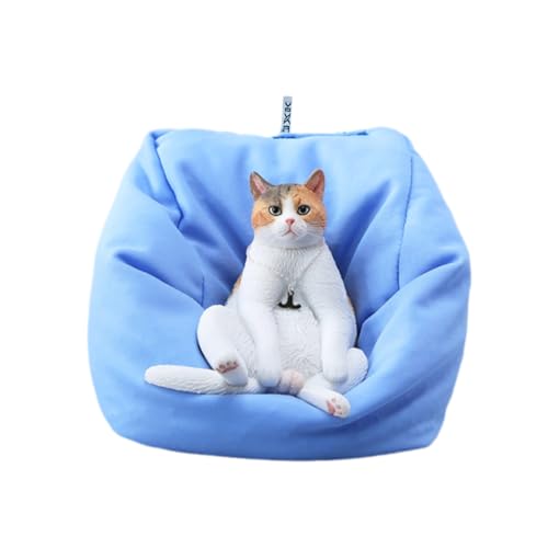 HiPlay JXK Collectible Cat Figure: Lazy Cat 9.0, Expertly Hand-Painted, Lifelike, Safe Resin, 1:6 Scale Miniature Animal Figurine JXK236A von HiPlay