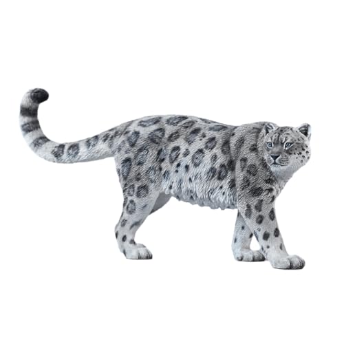 HiPlay JXK Collectible Dog Figure: Snow Leopard, Expertly Hand-Painted, Lifelike, Safe Resin, 1:6 Scale Miniature Animal Figurine JXK228A von HiPlay