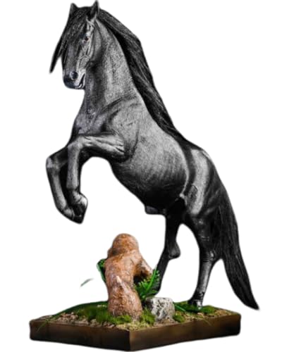 HiPlay JXK Collectible Horse Figure: Hanover Warm Blooded Horse, Expertly Hand-Painted, Lifelike, Safe Resin, 1:12 Scale Miniature Animal Figurine JXK037A von HiPlay