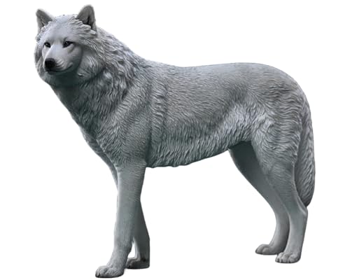 HiPlay JXK Collectible Wolf Figure: Arctic Wolf, Expertly Hand-Painted, Lifelike, Safe Resin, 1:6 Scale Miniature Animal Figurine JXK194C HiPlay JXK Collectible Wolf Figure: Arctic Wolf, Expertly Hand-Painted, Lifelike, Safe Resin, 1:6 Scale Miniature Animal Figurine JXK194C von HiPlay
