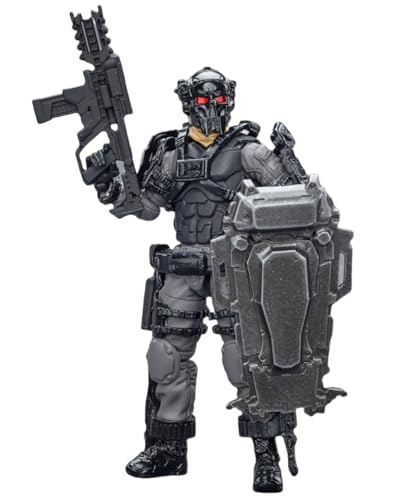 HiPlay JoyToy Military Collectible Figure: Army Builder Pack Bounty Hunter with Blast Shield 1:18 Scale Action Figures JT1774 von HiPlay