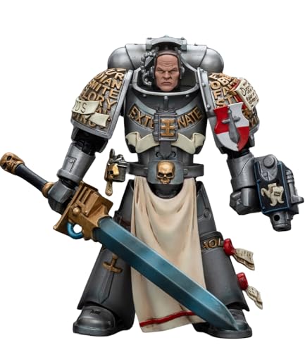 HiPlay JoyToy Warhammer 40K Collectible Figure: Grey Knights Strike Squad Justicar 1:18 Scale Action Figures JT8995 von HiPlay