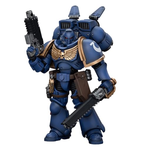 HiPlay JoyToy Warhammer 40K Collectible Figure: Ultramarines Jump Pack Intercessors Intercessor 2 1:18 Scale Action Figures JT4393 von HiPlay