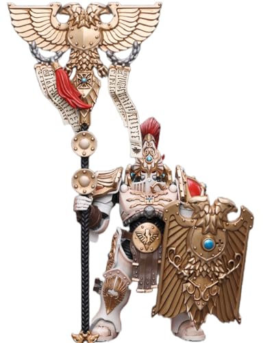 HiPlay JoyToy Warhammer 40k Collectible Figure: Adeptus Custodes Solar Watch Vexilus Praetor 1:18 Scale Action Figures JT9350 von HiPlay