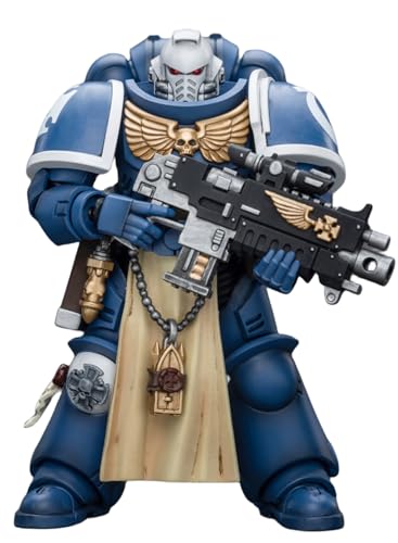 HiPlay JoyToy Warhammer 40k Collectible Figure: Ultramarines Sternguard Veteran with Bolt Rifle 1:18 Scale Action Figures JT9831 HiPlay JoyToy Warhammer 40k Collectible Figure: Ultramarines Sternguard Veteran with Bolt Rifle 1:18 Scale Action Figures JT9831 von HiPlay