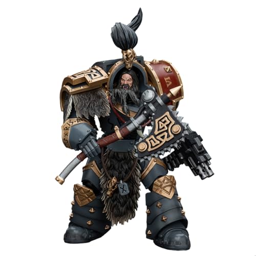 HiPlay JoyToy Warhammer The Horus Heresy 1:18 Scale Figure: Space Wolves Varagyr Wolf Guard Squad Varagyr Terminator 1 Action Figures JT5734 von HiPlay