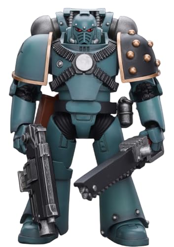 HiPlay JoyToy Warhammer The Horus Heresy Collectible Figure: Sons of Horus MKIV Tactical Squad Legionary with Bolter 1:18 Scale Action Figures JT9602 von HiPlay