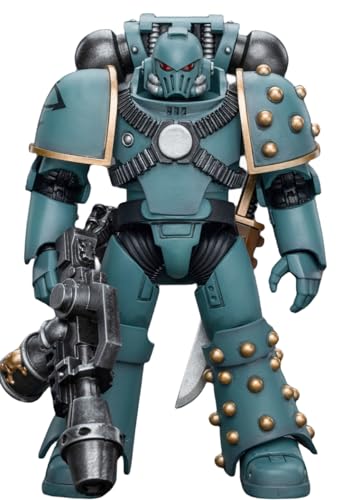 HiPlay JoyToy Warhammer The Horus Heresy Collectible Figure: Sons of Horus MKIV Tactical Squad Legionary with Flamer 1:18 Scale Action Figures JT9596 von HiPlay