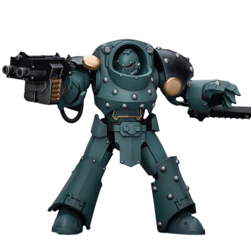 HiPlay JoyToy Warhammer The Horus Heresy Collectible Figure: Sons of Horus Tartaros Terminator Squad Terminator with Combi-Bolter and Chainfist, 1:18 Scale Action Figures JT7271 von HiPlay