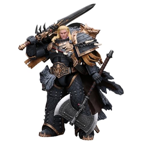 HiPlay JoyToy Warhammer The Horus Heresy Collectible Figure: Space Wolves Leman Russ Primarch of The VIth Legion, 1:18 Scale Action Figures JT6137 von HiPlay