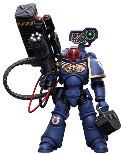 HiPlay JoyToy Warhammer40K Collectible Figure: Ultramarines Sergeant with Vengor Launcher 1:18 Scale Action Figures (Sergeant with Vengor Launcher JT8803) von HiPlay