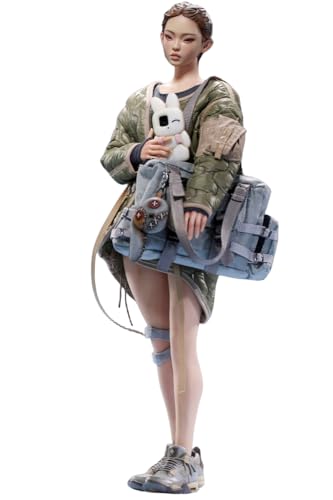 HiPlay Mr.Z Collectible Figure Full Set: City Series NO.1: City Girl - Mu, Seamless and Movable Eye Design, 1:6 Scale Miniature Female Action Figurine CG001-A von HiPlay