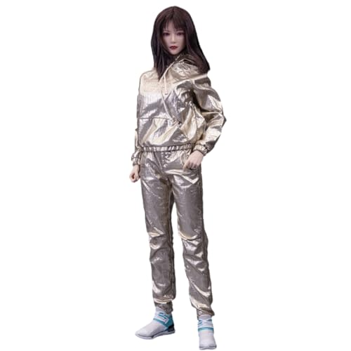 HiPlay NCCTOYS, Shiny Gold Street Dance Outfit, 1/6 Scale Doll Clothes for 12 Inches Collectible Figure von HiPlay