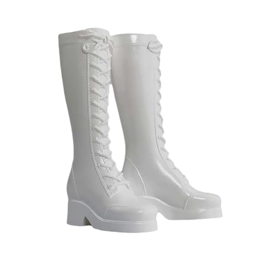 HiPlay Sparks Toys, Female Tall Boots SPA-001B White Color, 1/6 Scale Accessory for 12 Inch Collectible Figure von HiPlay