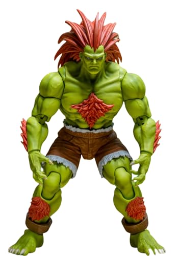 HiPlay Strom Toys Collectible Figure Full Set: Ultra Street Fighter II - The FINAL CHALLENGERS, Blanka, 1:12 Scale Miniature Male Action Figurine CPSF25 von HiPlay