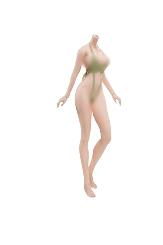 HiPlay TBLeague Seamless Action Figure Tall and Slender Body Type Large Bust 1:6 Scale S50B(Pale,Without Head, Attached Feet) von HiPlay