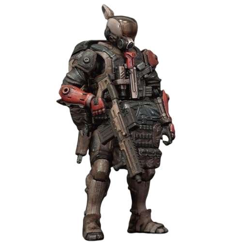 HiPlay Toy Alliance Acid Rain World 1/18 FAV-A109 Red Crow Fallschirmjäger Action-Figur von HiPlay