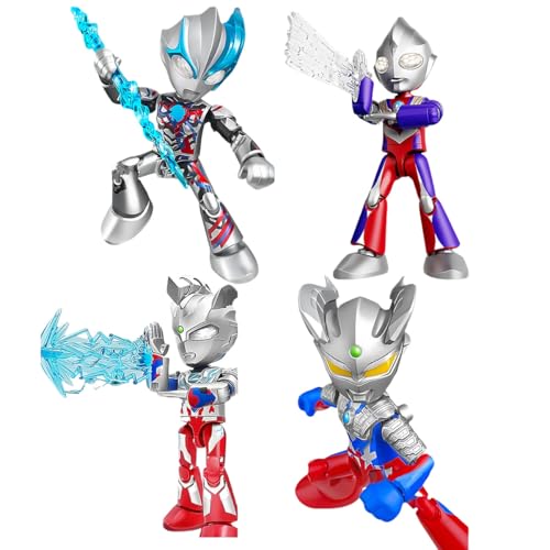 HiPlay Ultraman Magic Edition Ultra Partners EP1 Set of 4 Action Figuren Vollständiger Satz von HiPlay