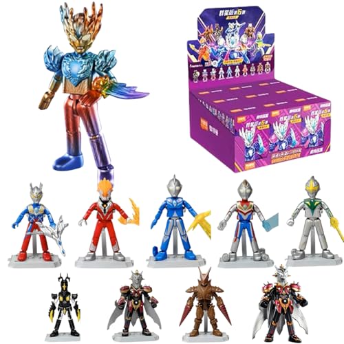 HiPlay Ultraman Star Collection Serie 6 - The Ultimate Miracle 71217 Blind Box Actionfiguren Gesamtes Set von HiPlay