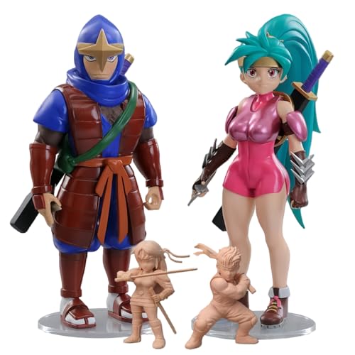 HiPlay Unplug Shadow of The Ninja: Kaede + Hayate Set 2 pcs Anime Action Figure von HiPlay