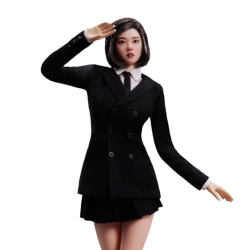 HiPlay VSTOYS 1/6 Scale Figure Doll Clothes: Girl Group Outfit: Pleated Short Skirt Suit for 12-inch Miniature Collectible 24XG98B HiPlay VSTOYS 1/6 Scale Figure Doll Clothes: Girl Group Outfit: Pleated Short Skirt Suit for 12-inch Miniature Collectible 24XG98B von HiPlay