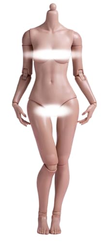 HiPlay WorldBox 1:6 Scale Female Seamless Action Figure Body - Slim Body Shape, Fair Skin (AT201 Wheat Skin) von HiPlay